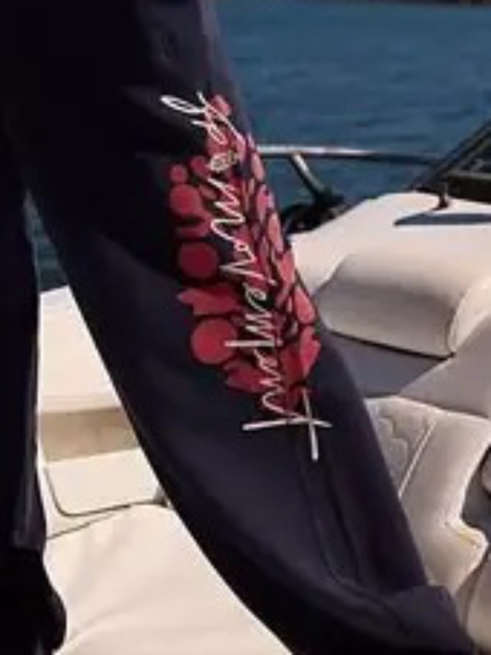FP ALL STAR GRAPHIC LOGO PANTS IN MIDNIGHT COMBO